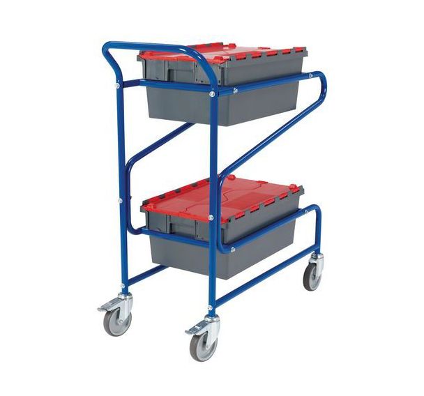 Chariot acier pour bacs - Longueur 975 mm - F:100 kg