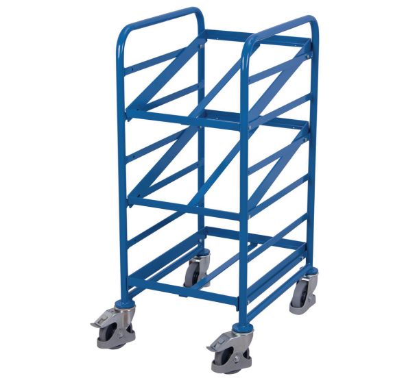 Chariot acier pour bacs norme Europe - Capacité 200 Kg