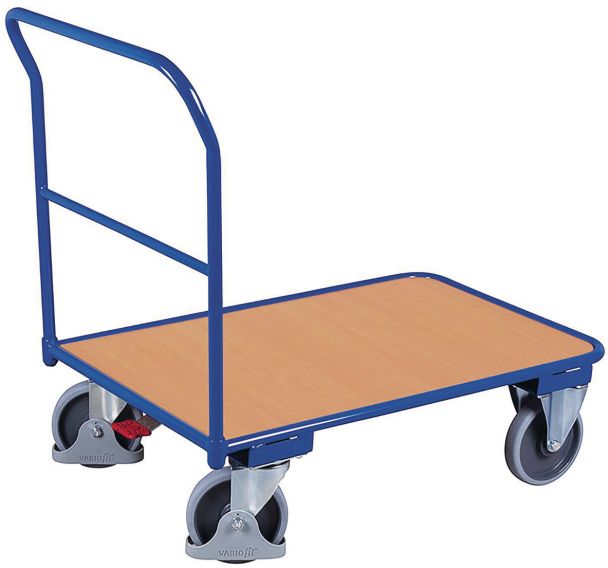 Chariot acier tubulaire - 1 dossier fixe - Capacité 400 kg