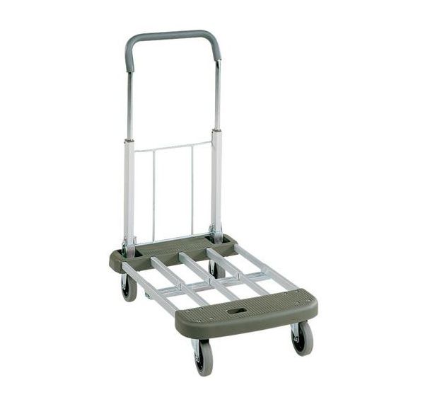 Chariot alu et plastique pliant - Force 150 kg