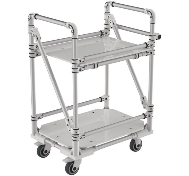 Chariot aluminium modulaire avec butées - 350 kg - Trilogiq
