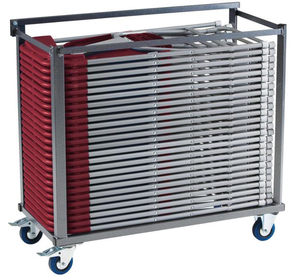 Chariot avec chaises pliantes Europa