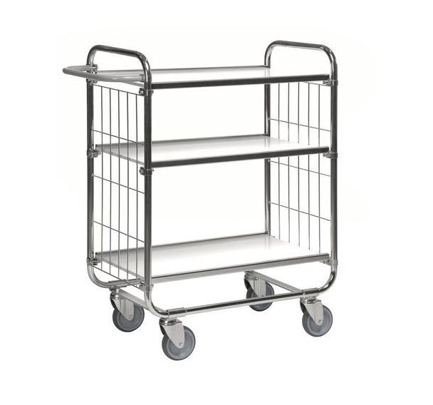 Chariot avec tablettes réglables KM8000-3_Kongamek