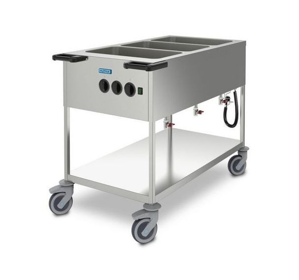 Chariot bain-marie chauffant SPA/EB 678x1256x900mm