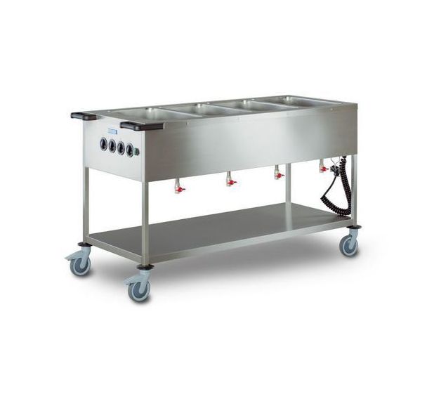 Chariot bain-marie chauffant SPA/EB 678x1545x900mm