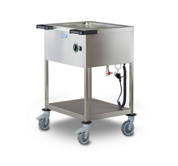 Chariot bain-marie chauffant SPA/EB 678x606x900mm