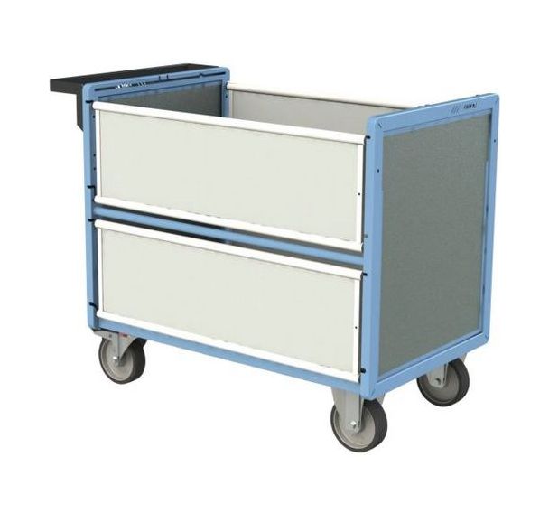 Chariot conteneur - 1160x635x955-500 kg - Bois