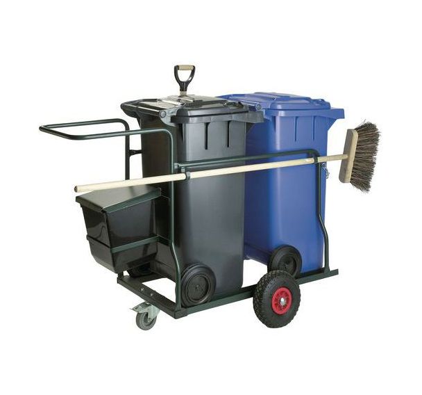 Chariot d'Entretien 2x120L complet