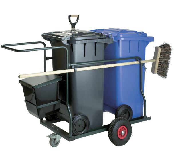 Chariot d'Entretien 2x120L complet