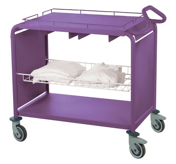 Chariot de change et de toilette grand modèle (20 à 25 résidents)-Sclessin Fonction Linge