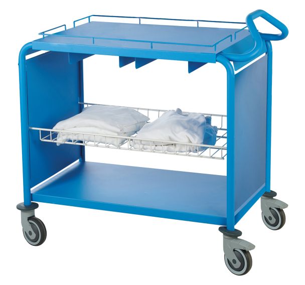 Chariot de change et de toilette petit modèle (15 à 20 résidents)-Sclessin Fonction Linge