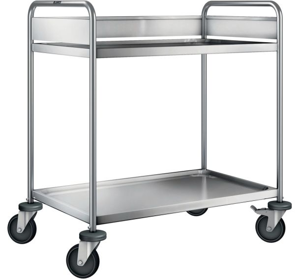 Chariot de débarrassage ARW 9 x 6-2 roues en acier galvanisé