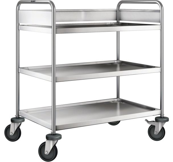 Chariot de débarrassage ARW 9 x 6-3 roues en acier galvanisé