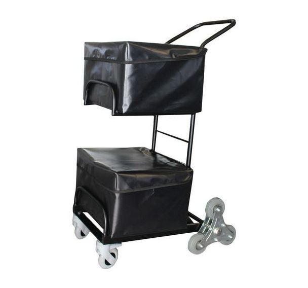 Chariot de distribution 2 roues pivotantes 2 roues arrières