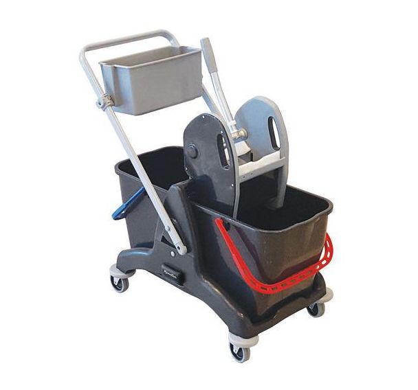 Chariot de lavage avec presse - 2 x 15 L