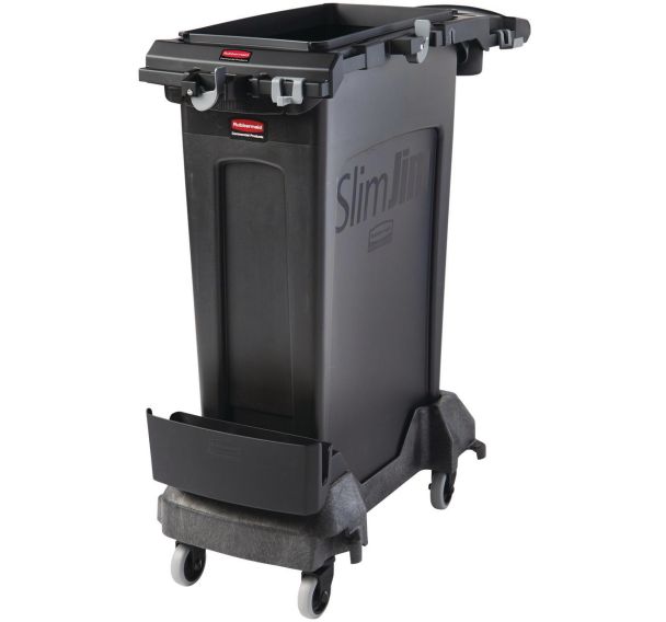 Chariot de ménage Slim Jim noir