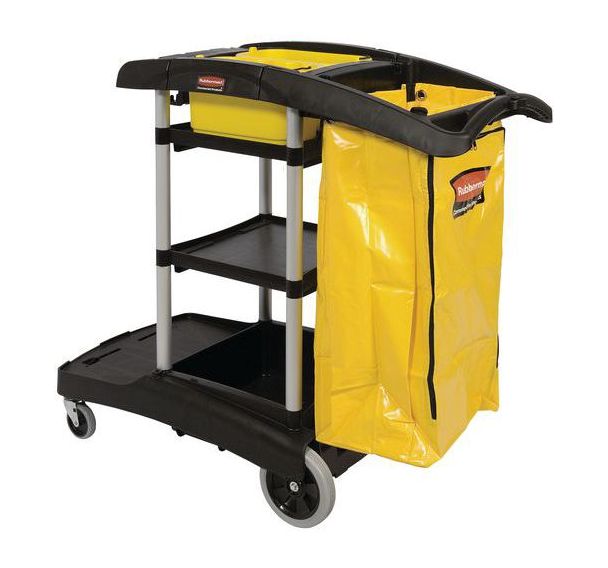 Chariot de ménage grande capacité Rubbermaid