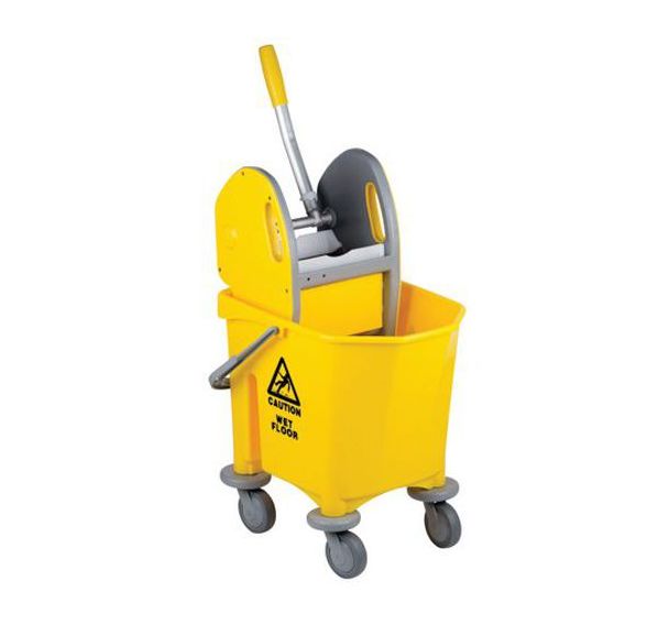 Chariot de nettoyage 1 seaux presse - Polypropylène - 25 L