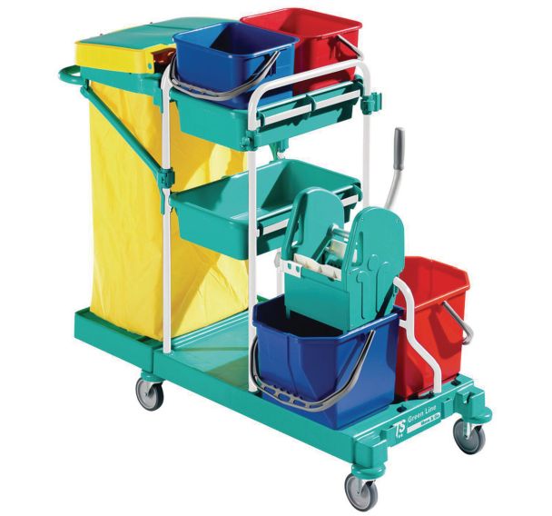 Chariot de nettoyage Green-Line Plus 2 x 15 L
