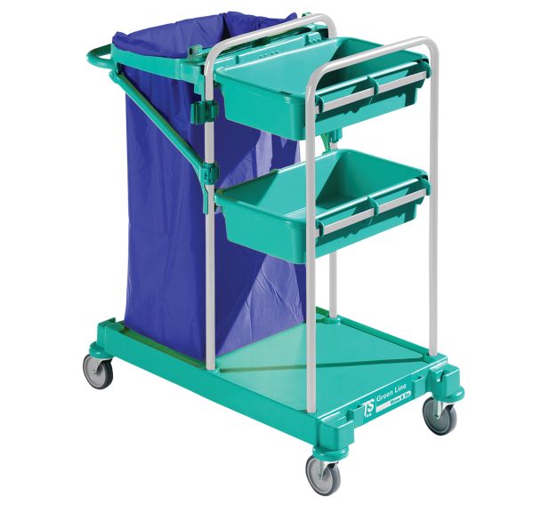 Chariot de nettoyage Green Line 2 x 6 L Vert