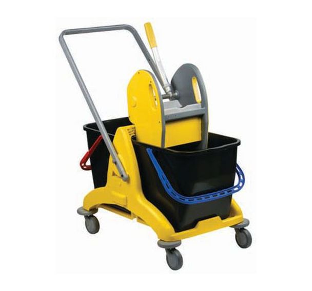 Chariot de nettoyage à 2 sceaux avec presse 2 x 25 L