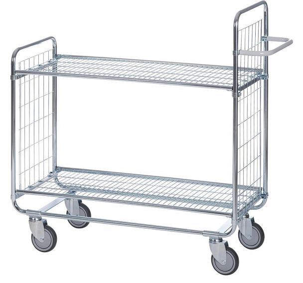 Chariot de préparation commande 2 plateaux - Capacité 200kg