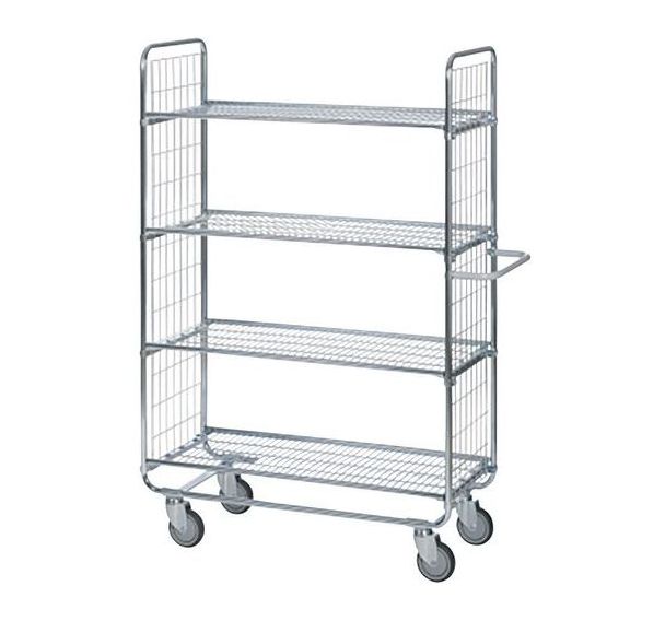 Chariot de préparation commande 4 plateaux - Capacité 200kg