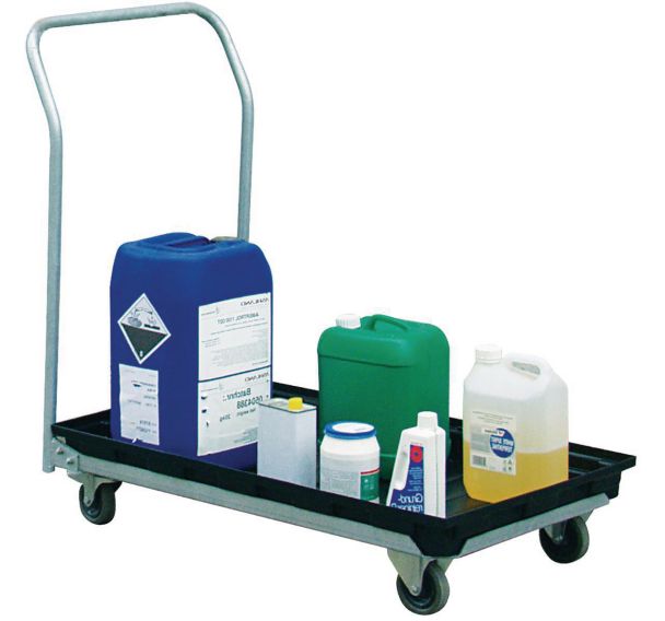 Chariot de rétention avec bac plat 30 L