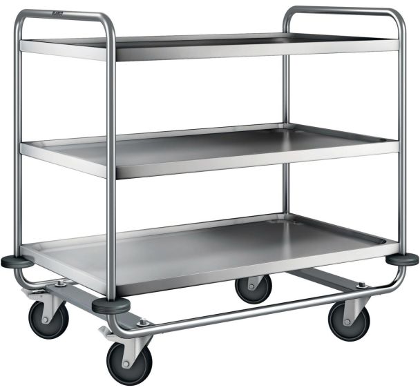 Chariot de service SW 10 x 6-3 avec roues galvanisé