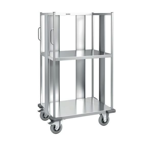 Chariot de transport pour bac norme Europe