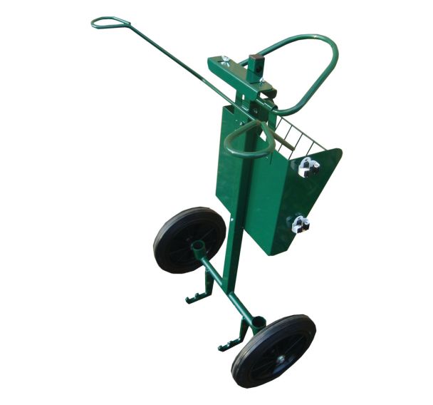 Chariot de voirie pour conteneur plastique
