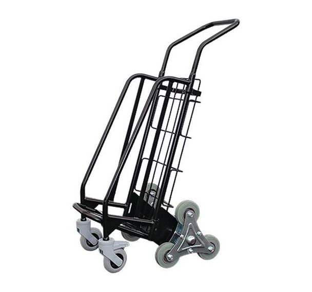 Chariot diable pliant 1 pile A4 6 roues arrières et 2 avant