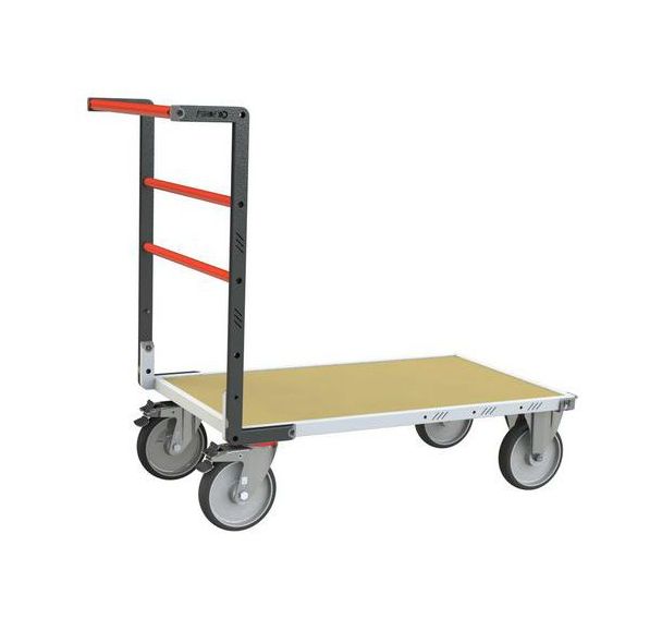 Chariot dossier fixe et plateau bois médium - Force 600 kg - FIMM