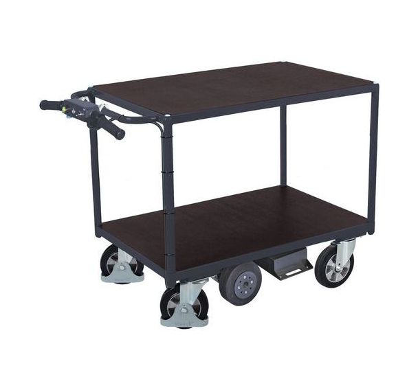 Chariot électrique B-Well - 2 plateaux antidérapants - 1000kg