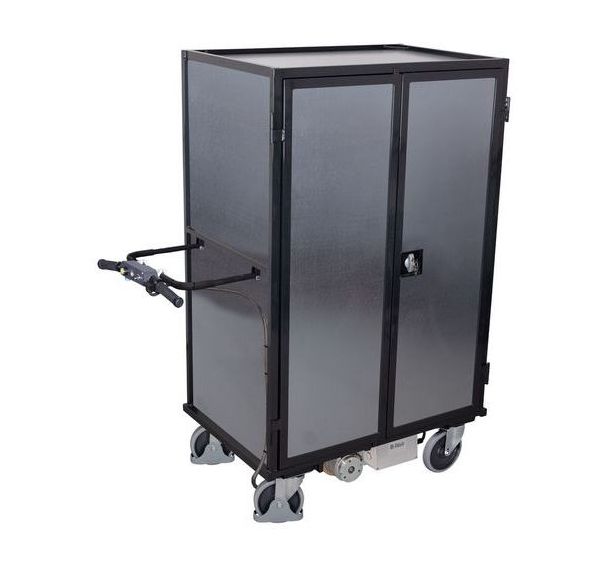 Chariot électrique B-Well - 5 plateaux bois et acier 500kg - Actiwork