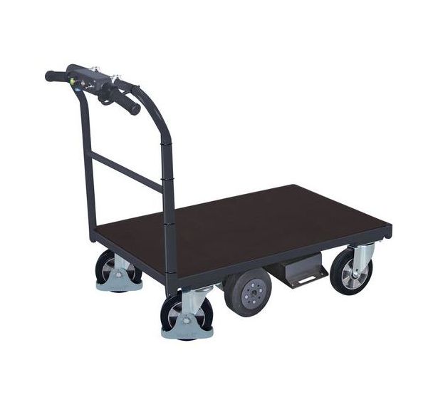 Chariot électrique B-Well ergonomique - Plateau antidérapant - 1000kg