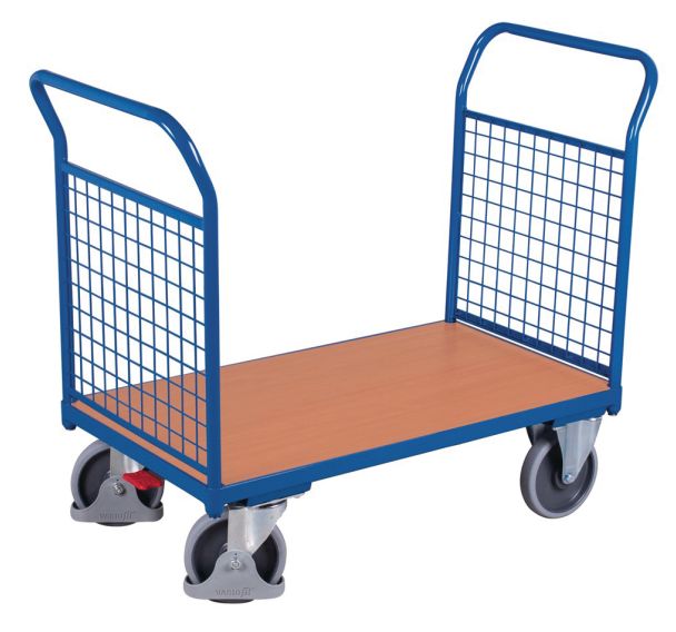 Chariot ergonomique habillage grillagé - 2 dossiers - Capacité 500kg