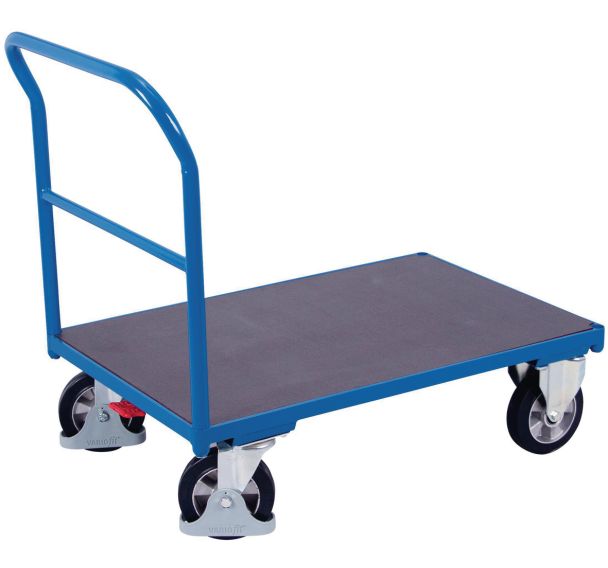 Chariot ergonomique plateau antidérapant - Capacité 1000 Kg