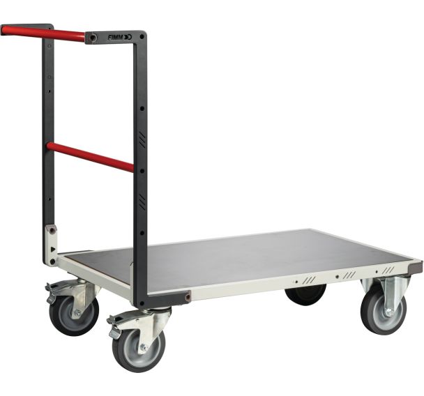 Chariot flat-pack fixe roues TPE-1255x640x980-400kg-Tole
