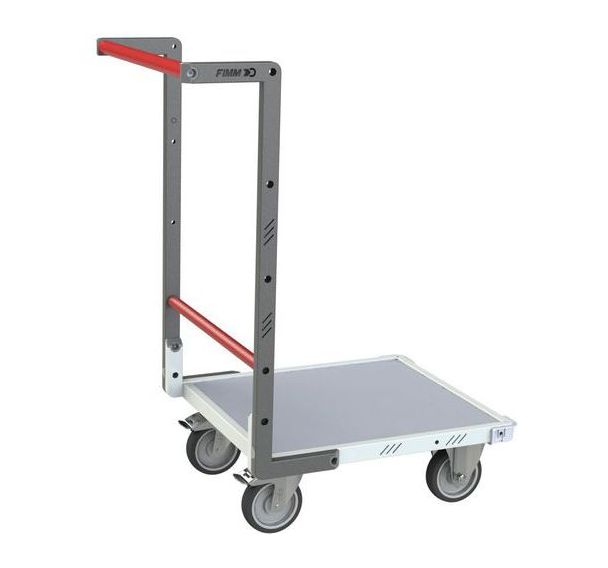 Chariot flat-pack fixe roues TPE - 805x540x945mm - FIMM