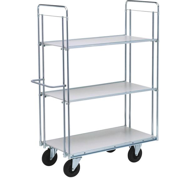 Chariot haut - 3 plateaux - Capacité 500 kg