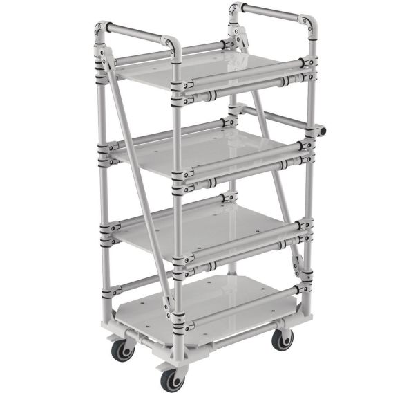 Chariot haut aluminium modulaire - 350 kg - Trilogiq