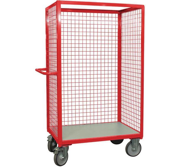 Chariot haut grillagé 3 côtés - Force 500 kg - Fimm
