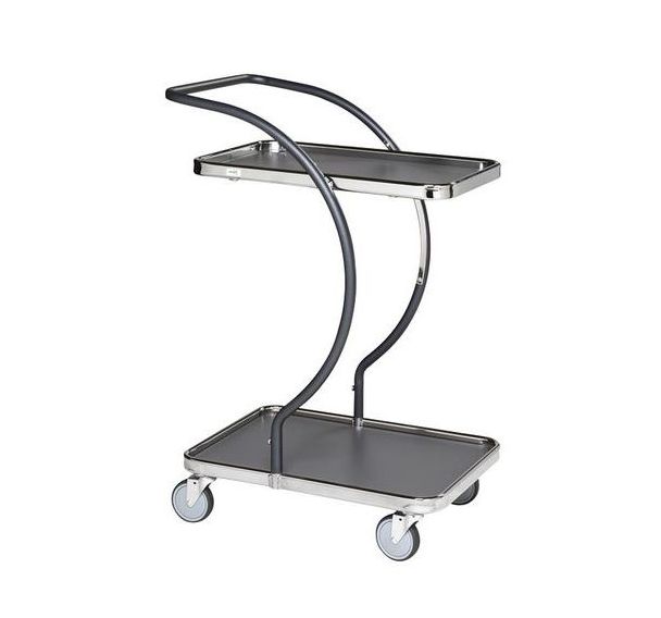 Chariot métal à plateaux C-Line - Force 120 kg, Poids : 16 kg