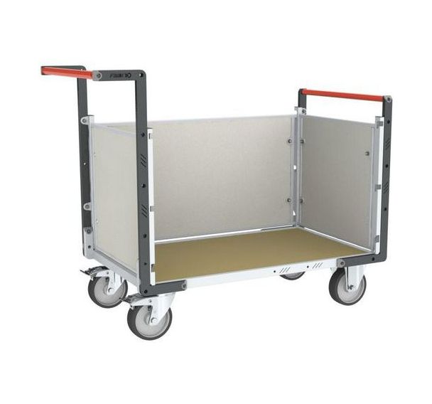 Chariot modulaire PP alvéolaire 2 dossiers + 1 ridelle - FIMM