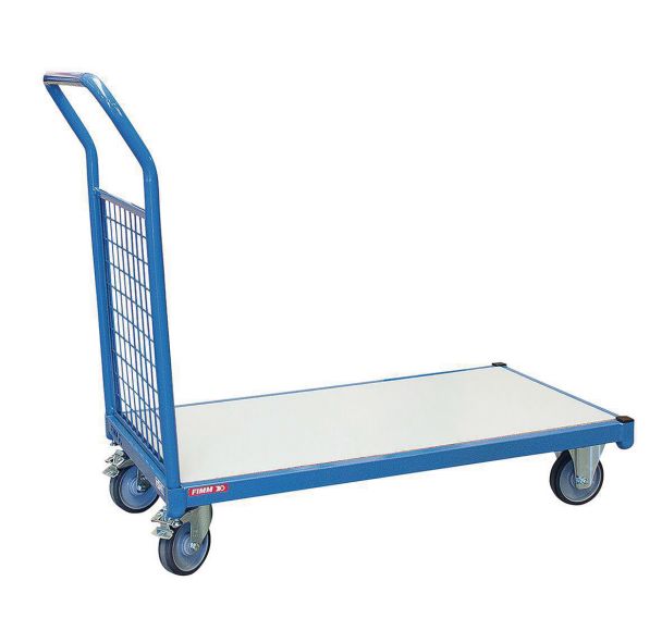 Chariot modulaire à dossier et ridelles grillagés Force 250 kg Fimm