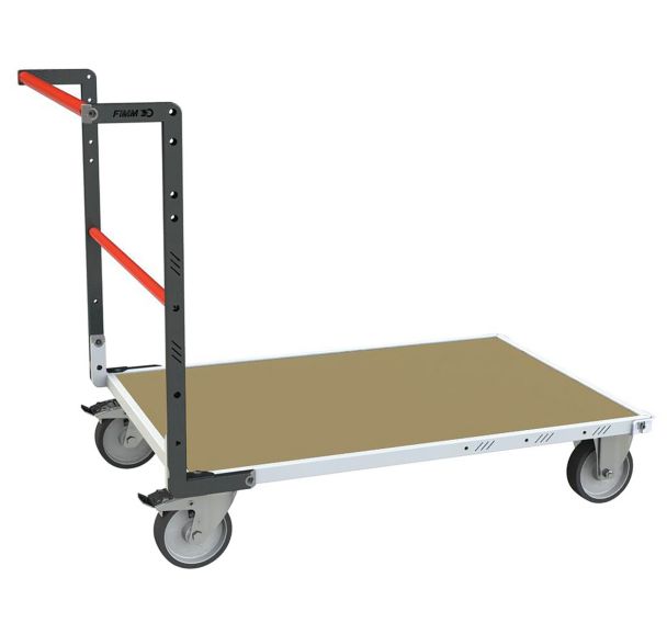 Chariot modulaire tube 1 dossier - Force 500 kg - FIMM