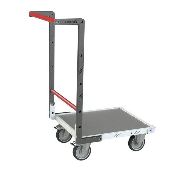 Chariot monté fixe roues TPE - 805x540x945mm - FIMM