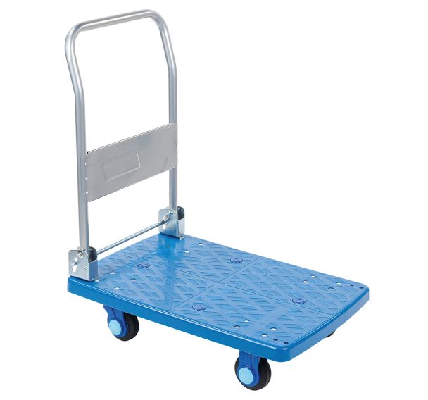 Chariot plastique dossier rabattable - Force 200 kg