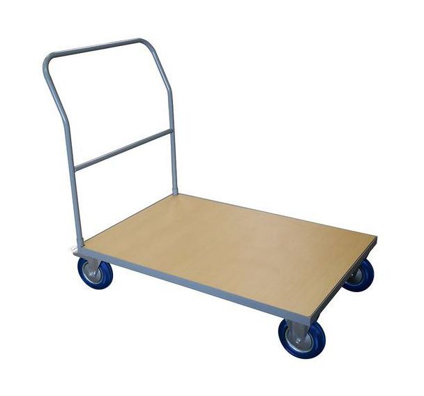 Chariot plateaux 700x1000mm à dossier fixe - 500 kg